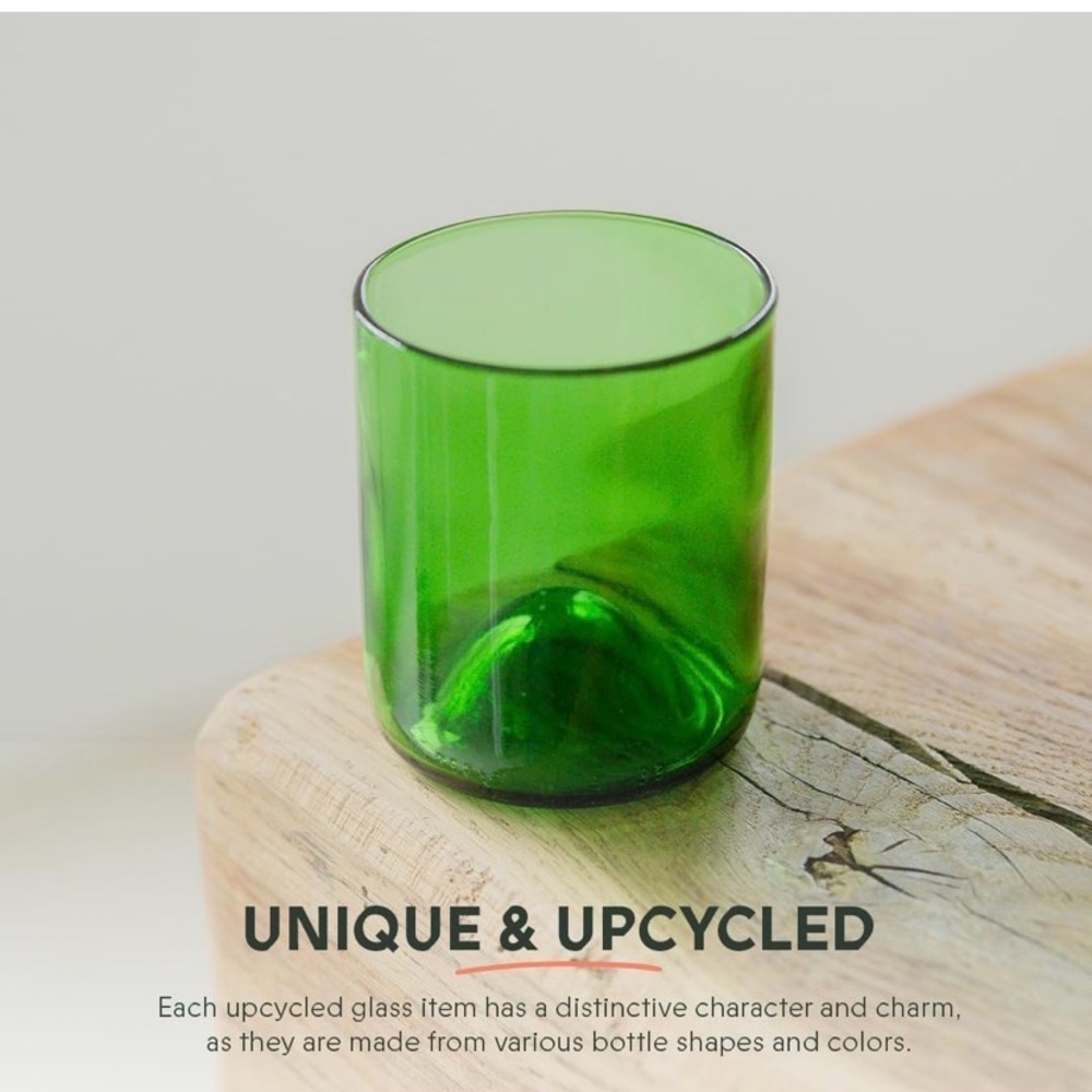 Green Glassware Set - Picture 3 of 10